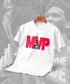 Joel Embiid MVP Trophy Philadelphia 76ers Shirt 1