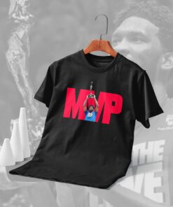 Joel Embiid MVP Trophy Philadelphia 76ers Shirt 2