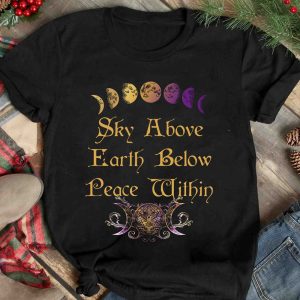 2021 Gift Skype above Earth below Peace Within shirt Halloween Gift Shirt Sky Love Unisex Hoodies Sweatshirt Long Sleeve Tank Top T Shirt 1