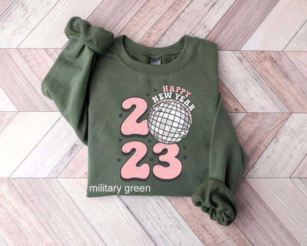 2023 Funny Cheers To The Retro New Year Sweatshirt Hoodie