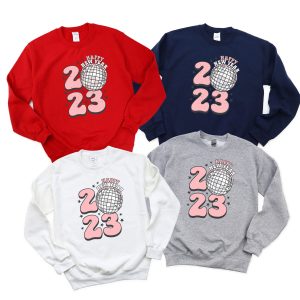 2023 Funny Cheers To The Retro New Year Sweatshirt Hoodie 2