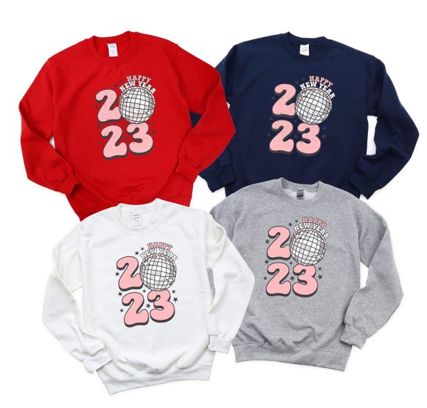 2023 Funny Cheers To The Retro New Year Sweatshirt Hoodie