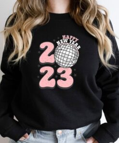 2023 Funny Cheers To The Retro New Year Sweatshirt Hoodie 3