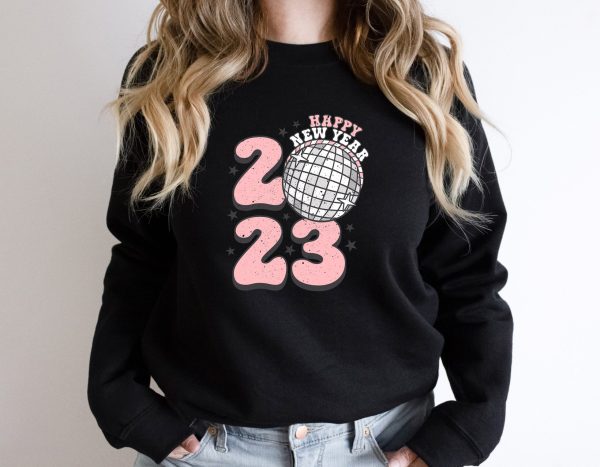 2023 Funny Cheers To The Retro New Year Sweatshirt Hoodie