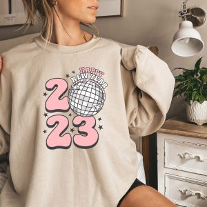 2023 Funny Cheers To The Retro New Year Sweatshirt Hoodie 4