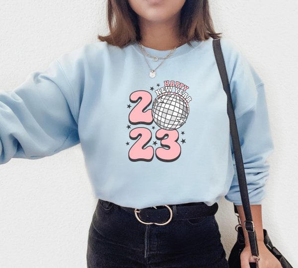 2023 Funny Cheers To The Retro New Year Sweatshirt Hoodie