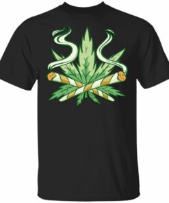 420 Leaf Joint Cross Shirt Sweatshirt Hoodie Long Sleeve Tank TEERESS 1
