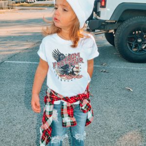 4th Of July Born To Be Free Patriotic Eagle Shirt 3