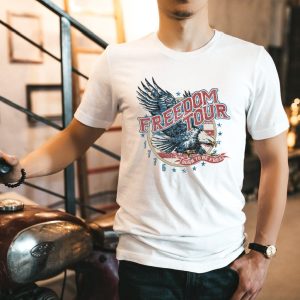 4th Of July Born To Be Free Patriotic Eagle Shirt 4