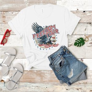 4th Of July Born To Be Free Patriotic Eagle Shirt 5