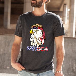 4th Of July Merica Eagle Glasses Women Shirt 1