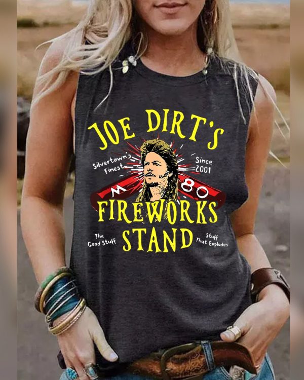 4th of July Joe Dirt’s Fireworks Stand  Independence Day Funny T Shirt