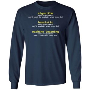 Algorithm When Programmers Dont Want To Explain What They Did shirt Shirt Sweatshirt Hoodie Long Sleeve Tank TEERESS 3