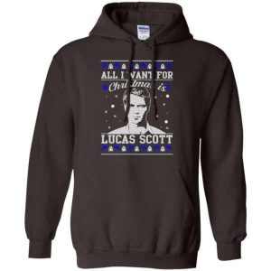 All I Want For Christmas Is Lucas Scott Shirt Sweatshirt Hoodie Long Sleeve Tank TEERESS 4