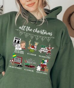 All The Christmas Movie Grinch Crewneck Sweatshirt Hoodie 4