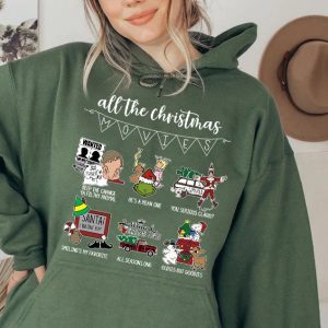 All The Christmas Movie Grinch Crewneck Sweatshirt Hoodie 4