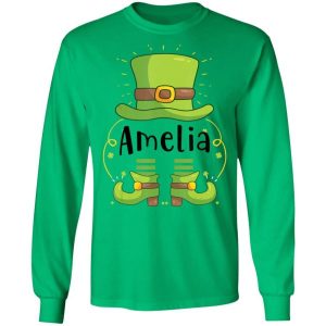 Amelia St Patricks Day Hats Shirt Sweatshirt Hoodie Long Sleeve Tank