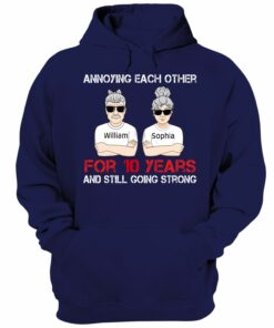 Annoying Each Other For Many Years Still Going Strong Personalized Shirt Family Gift For Husband And Wife Shirt Sweatshirt Hoodie Long Sleeve Tank TEERESS 12