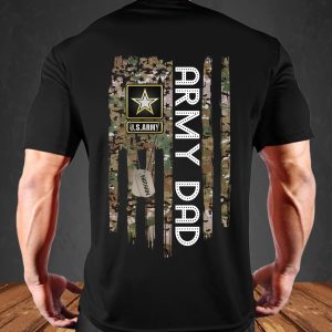 Army Dad Fathers Day Military Shirt 2