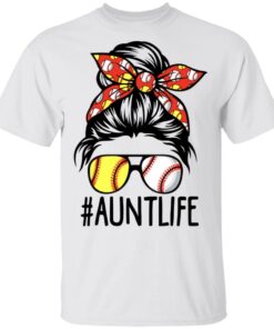 Aunt Life Softball Baseball Mothers Day Shirt Shirt Sweatshirt Hoodie Long Sleeve Tank TEERESS 1