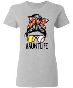 Aunt Life Softball Baseball Mothers Day Shirt Shirt Sweatshirt Hoodie Long Sleeve Tank TEERESS 2