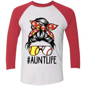 Aunt Life Softball Baseball Mothers Day Shirt Shirt Sweatshirt Hoodie Long Sleeve Tank TEERESS 3