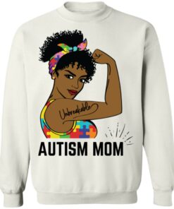 Autism Awareness Strong Mom Afro Mother Black Women Gift Shirt Sweatshirt Hoodie Long Sleeve Tank TEERESS 2