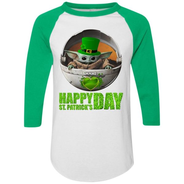 Baby Yoda Happy St Patricks Day Shirt Sweatshirt Hoodie Long Sleeve Tank