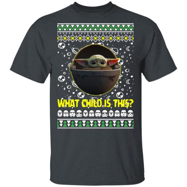 Baby Yoda Mandalorian Christmas Shirt Sweatshirt Hoodie Long Sleeve Tank