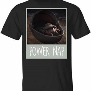 Baby Yoda Mandalorian Power Nap Shirt Sweatshirt Hoodie Long Sleeve Tank