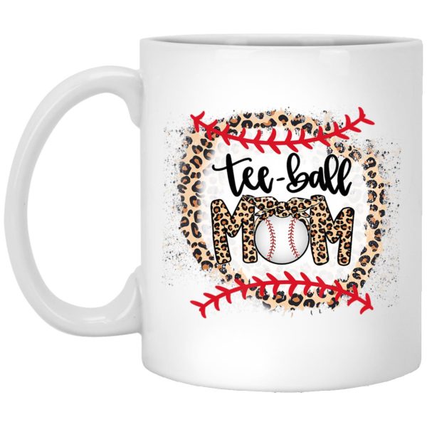 Ball Mom Mother’s Day Tee Teeball Mom Leopard Funny Mug Shirt Sweatshirt Hoodie Long Sleeve Tank