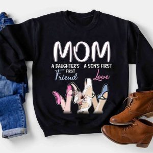 Ballet Mom A Daughters First Friend Sons Love Mothers Day T Shirt 2