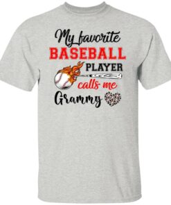 Baseball Grammy Shirt My Favorite Baseball Player Calls Me Grammy Shirt Sweatshirt Hoodie Long Sleeve Tank TEERESS 2