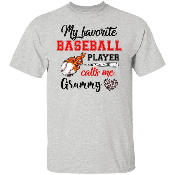 Baseball Grammy Shirt My Favorite Baseball Player Calls Me Grammy Shirt Sweatshirt Hoodie Long Sleeve Tank
