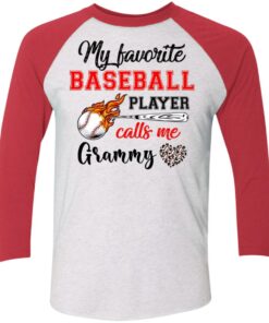 Baseball Grammy Shirt My Favorite Baseball Player Calls Me Grammy Shirt Sweatshirt Hoodie Long Sleeve Tank TEERESS 4