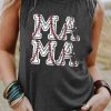 Baseball Mama Baseball Mom Gift For Mother Tank Shirt