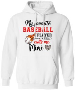 Baseball Mimi Shirt My Favorite Baseball Player Calls Me Mimi Shirt Sweatshirt Hoodie Long Sleeve Tank TEERESS 3