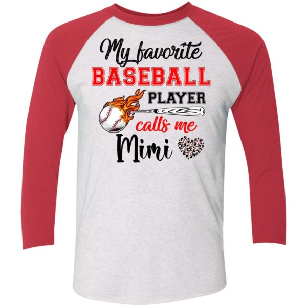 Baseball Mimi Shirt My Favorite Baseball Player Calls Me Mimi Shirt Sweatshirt Hoodie Long Sleeve Tank