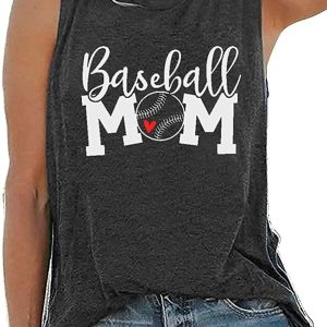 Baseball Mom 4th Of July Tank Shirt