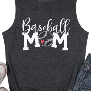 Baseball Mom 4th Of July Tank Shirt