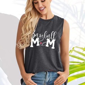 Baseball Mom 4th Of July Tank Shirt 3