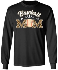 Baseball Mom Heart Leopard Printed Shirt Shirt Sweatshirt Hoodie Long Sleeve Tank TEERESS 2