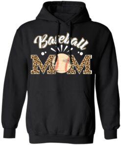 Baseball Mom Heart Leopard Printed Shirt Shirt Sweatshirt Hoodie Long Sleeve Tank TEERESS 3