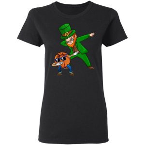 Basketball Dabbing Leprechaun Saint Patricks Day Shirt Sweatshirt Hoodie Long Sleeve Tank