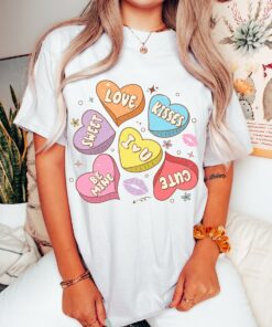 Be Mine Conversation Hearts Valentines Day Couple Sweatshirt Shirt 2