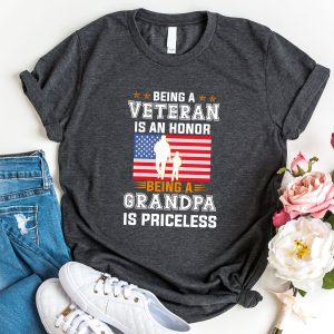 Being A Veteran Fathers Day Memorial Shirt 2