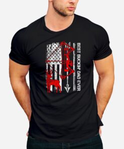 Best Buckin Dad Ever Hunting Matching Family Fathers Day Shirt 1