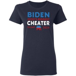 Biden 2020 Biggest Cheater Trump 2024 T Shirt Shirt Sweatshirt Hoodie Long Sleeve Tank TEERESS 4