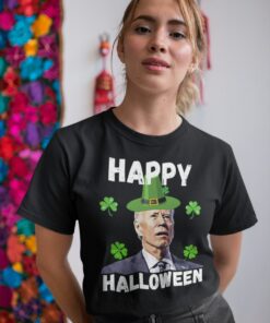 Biden St Patricks Day FJB Republican Anti Leprechaun T Shirt 2
