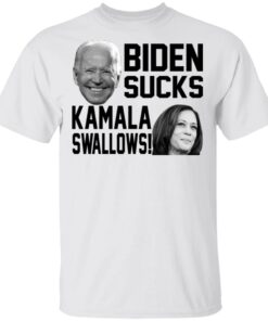 Biden Sucks Kamala Swallows shirt Shirt Sweatshirt Hoodie Long Sleeve Tank TEERESS 1